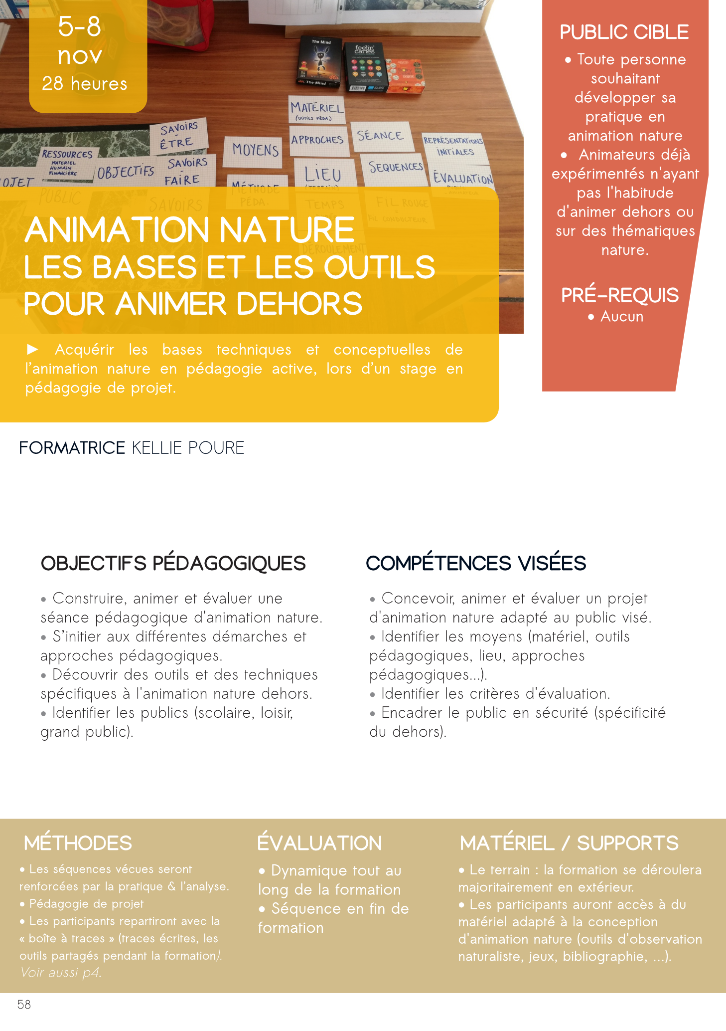 formations naturalistes ecologie animation nature occitanie